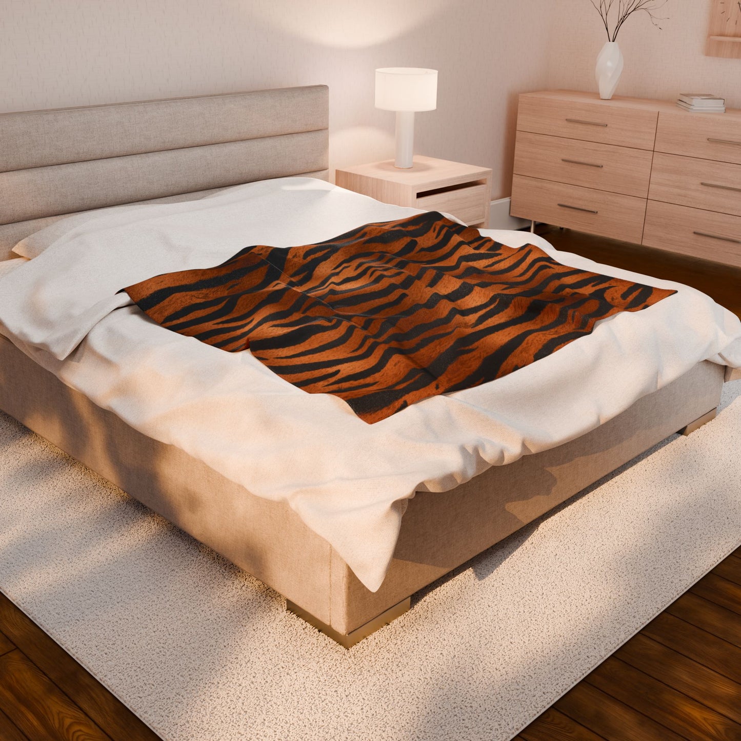 Tiger Plush Blanket