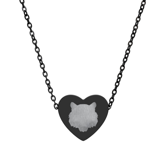Tiger Heart Chain Necklace