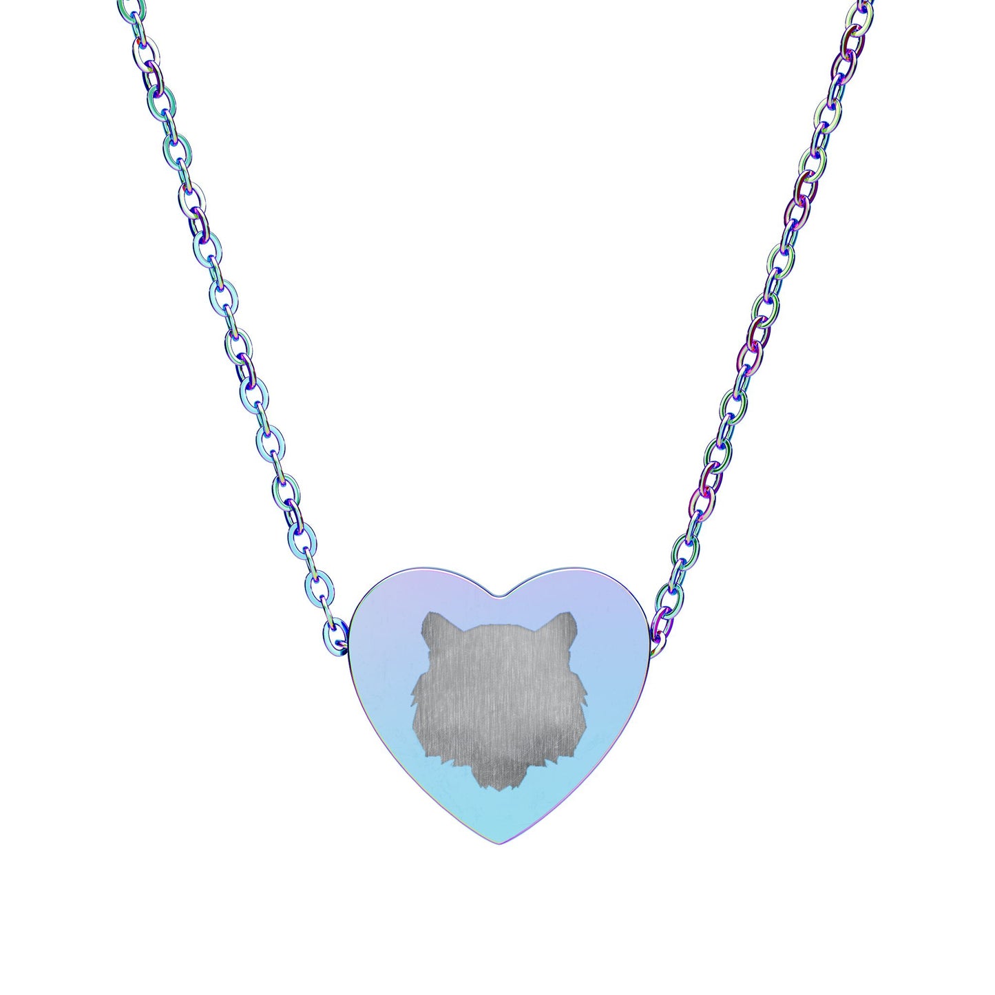 Tiger Heart Chain Necklace