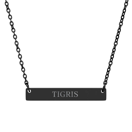 Tigris Horizontal Bar Necklace
