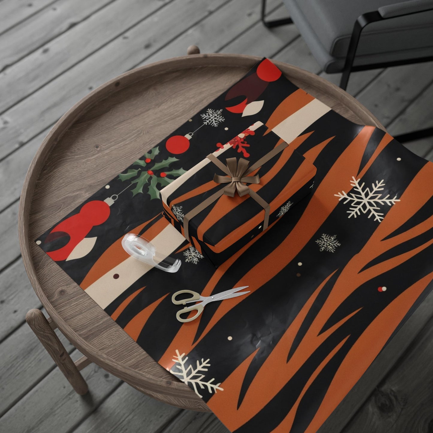 Tigris Christmas Wrapping Paper