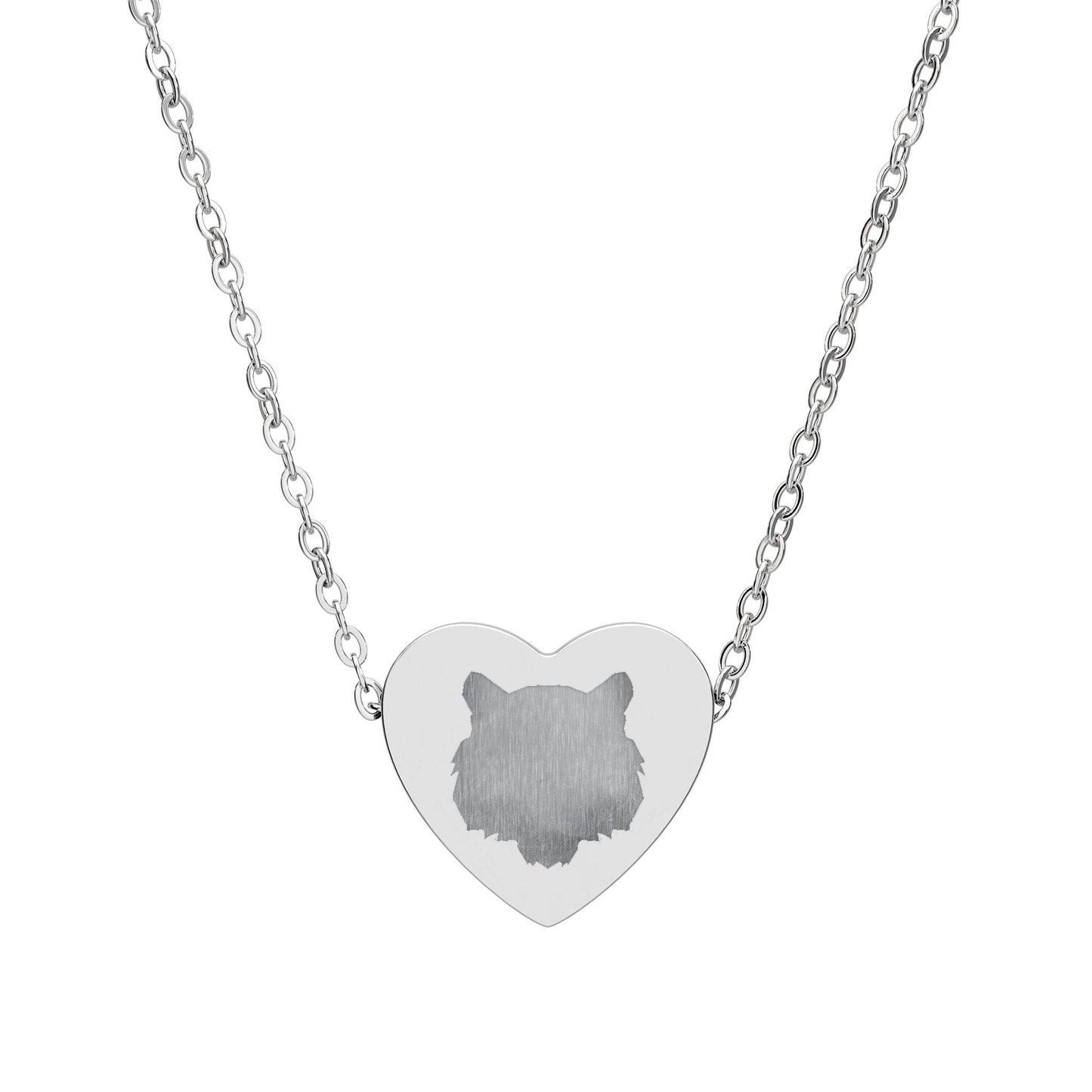 Tiger Heart Chain Necklace