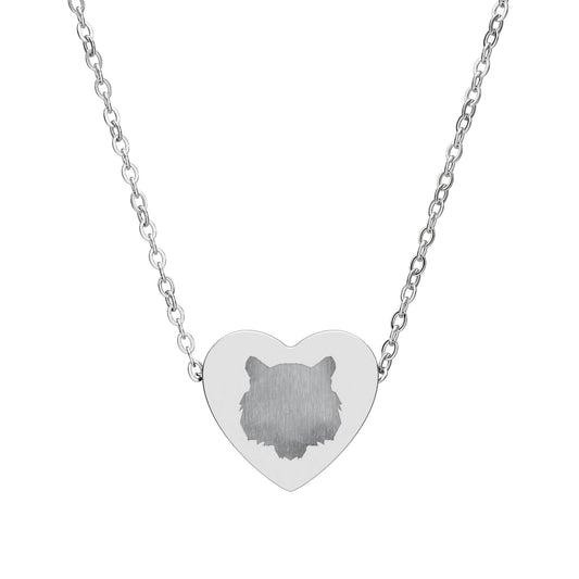 Tiger Heart Chain Necklace