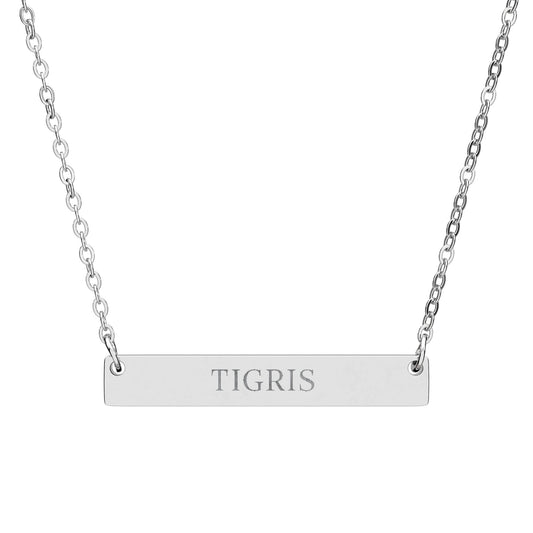 Tigris Horizontal Bar Necklace