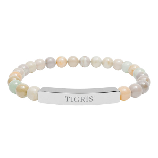Tigris Natural Stone Stretch Bracelet
