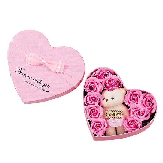 Heart-shaped Rose Red Gift Box